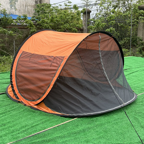 1秒速开沙滩遮阳棚防晒防雨公园超轻野餐休闲帐篷5-8人全自动 - 封面