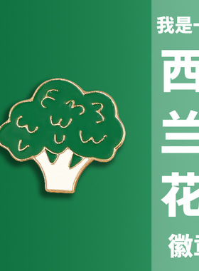 果蔬类合金男女通用西蓝花