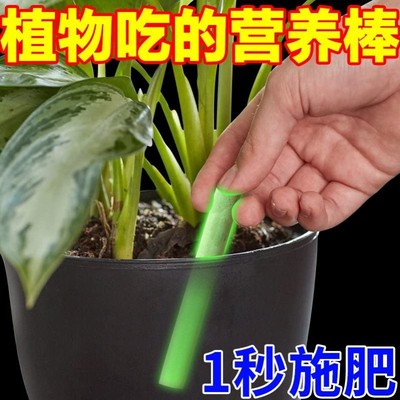 长效植物缓释营养棒通用型黄叶烂根持续施肥壮根绿植多肉花卉通用