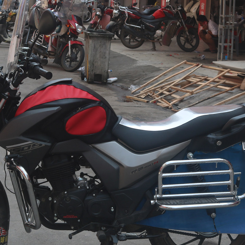 획득한 가죽 케이스는 WUYANG HONDA SHUAIYING 150S 오토바이 연료 탱크 가방 커버에 적합합니다