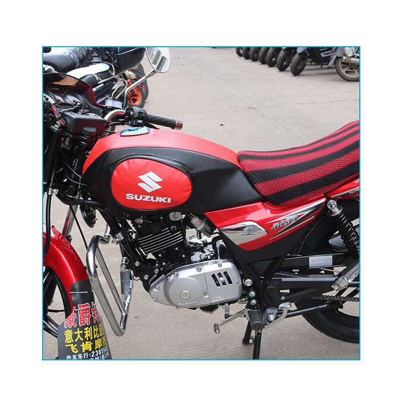 适用于豪爵铃木钻豹HJ125K-2A/3A/A银豹125-7N摩托车油箱套包皮罩