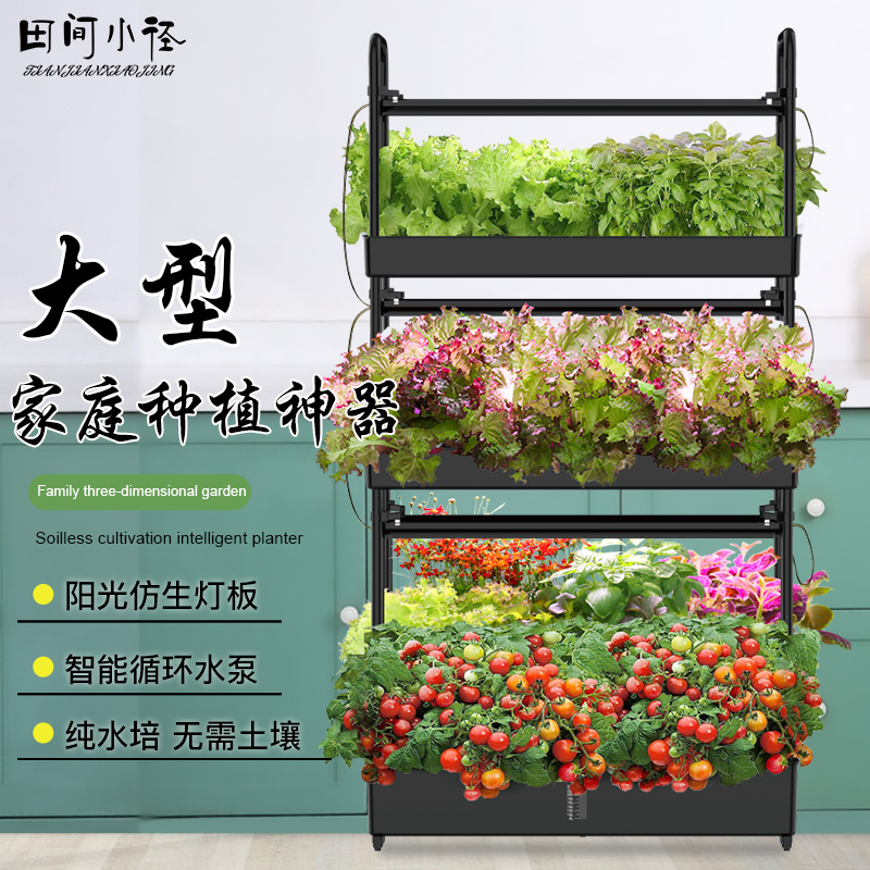 家庭种植机智能种菜机室内无土栽培设备水耕蔬菜种植机多层种植柜