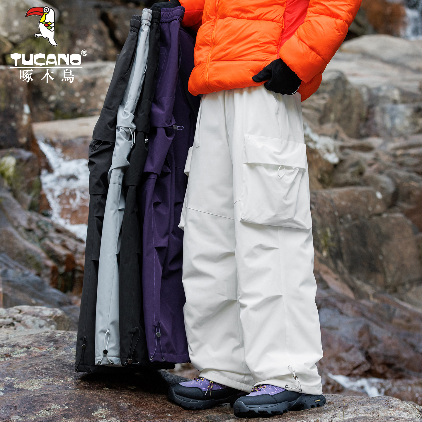 TUCANO户外机能风多口袋工装裤