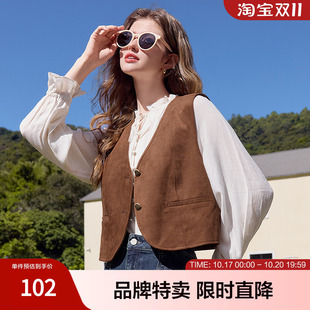 百图系带领套头衬衫甜美荷叶边袖口抗皱柔顺衬衫女