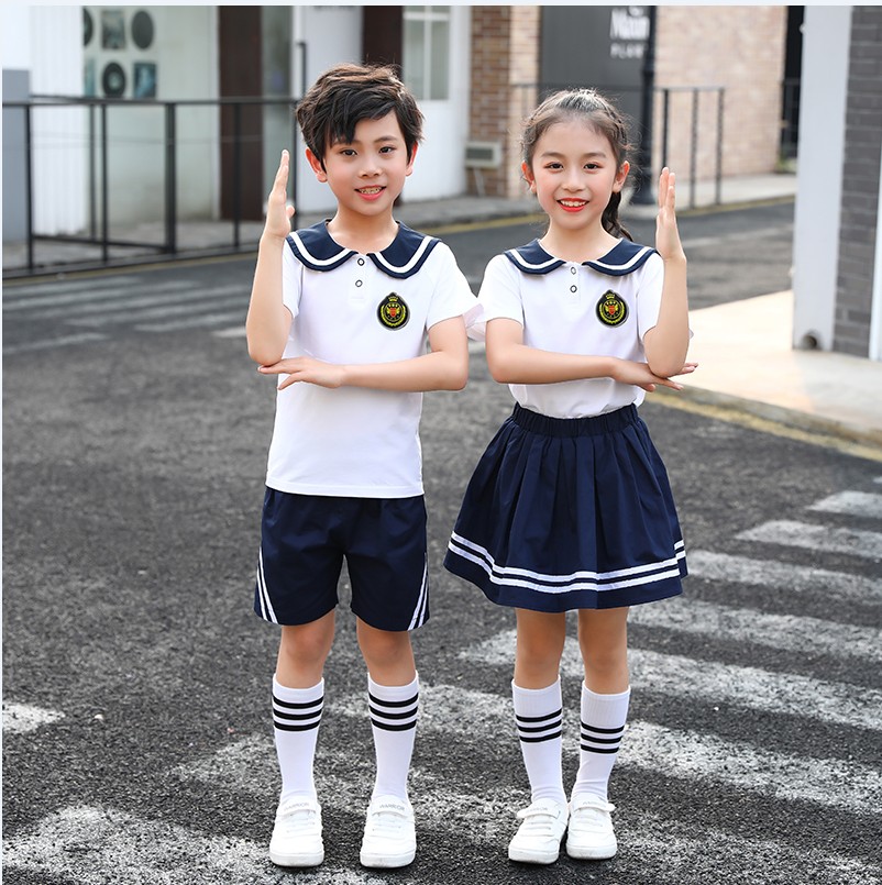 英伦学院风纯棉毕业幼儿园园服