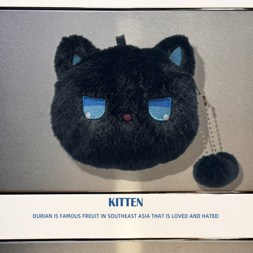 可爱小猫适用于纽曼Q9/R3/X6保护套真无线蓝牙耳机CT11/CT09智慧屏软壳充电仓盒收纳袋防摔尘划个性潮流女款