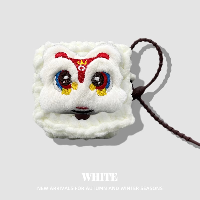 适用三星Galaxy buds3毛绒醒狮保护套Galaxybuds3Pro保护壳buds 2蓝牙耳机pro软包Samsung充电仓盒live毛绒FE