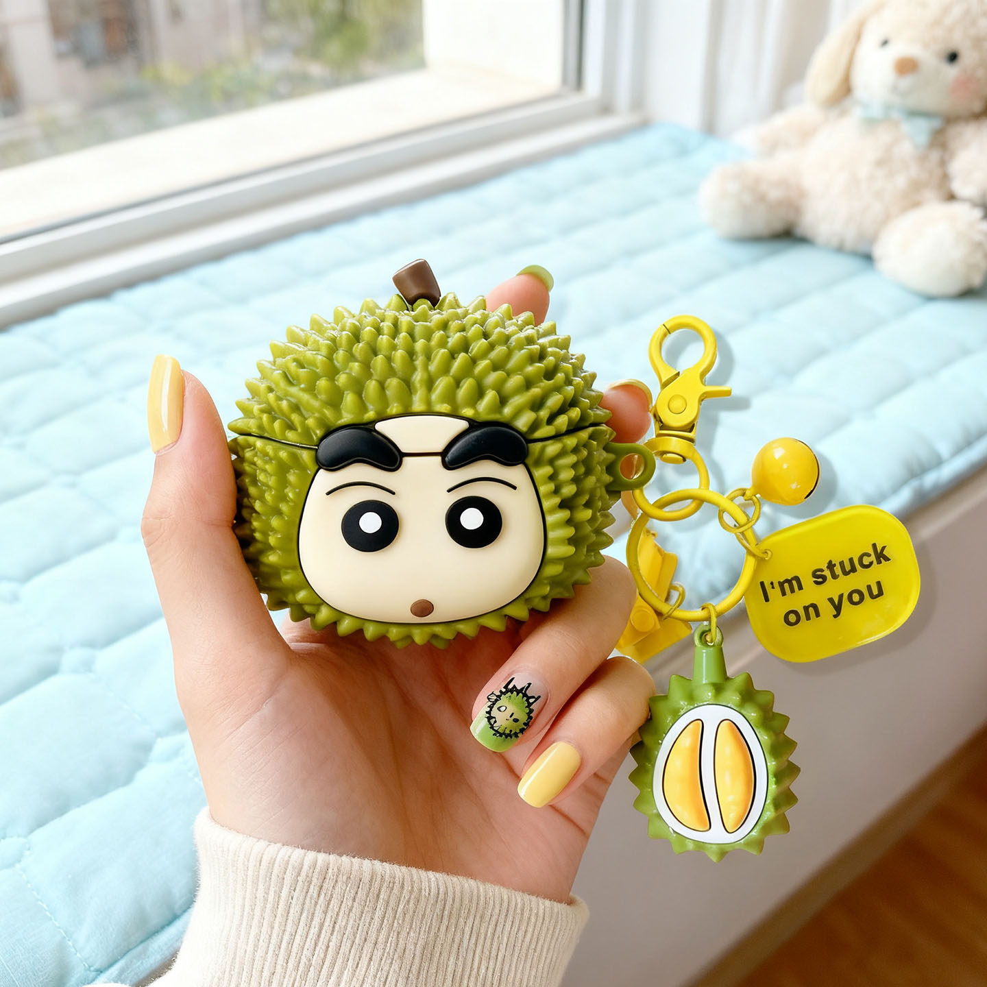 创意榴莲小新适用于华为耳机freeclip2保护壳freebudspro4套freebuds6i蓝牙4e耳机套5i盒4e硅胶pro3软se2壳7i