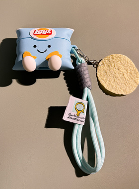 创意卡通蓝色薯片适用于一加Buds Ace 2蓝牙耳机保护套1加budsace2无线蓝牙耳机壳防摔Ace2可爱卡通硅胶软壳