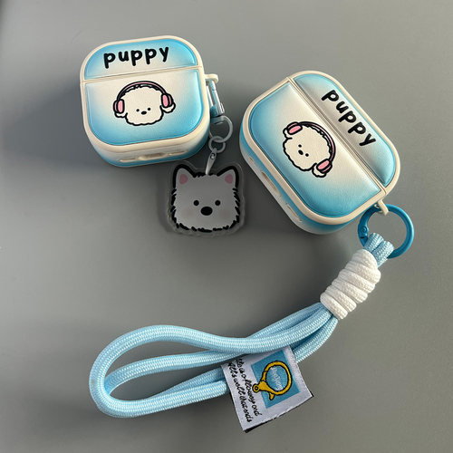 创意皮质软壳适用适用苹果pro耳机壳二代无线蓝牙1第三代2代airpodpro四代7盒airpods4保护套airpod3可爱卡通