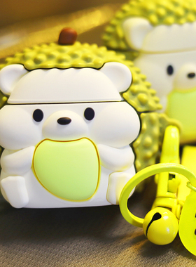 适用oppo enco r3 pro保护套卡通榴莲刺猬encor3pro耳机套简约萌系无线蓝牙耳机oppo Enco R3软壳充电仓防摔