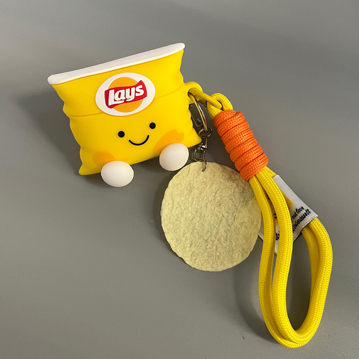 创意卡通黄色薯片适用airpods4保护套苹果耳机壳airpodspro2高级感airpodspro3蓝牙盒华强北7代air7防摔pro二