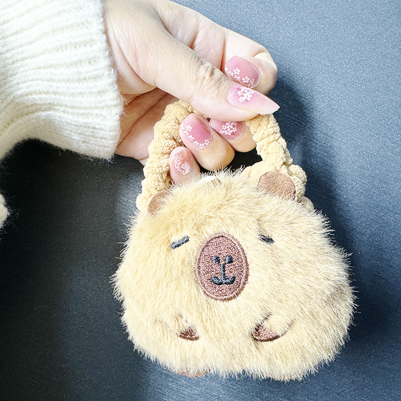 适用新款JBL TOUR PRO3无线蓝牙耳机保护套秋季毛绒可爱卡通立体软壳JBL TOUR PRO3耳机手拎包包个性毛绒软壳