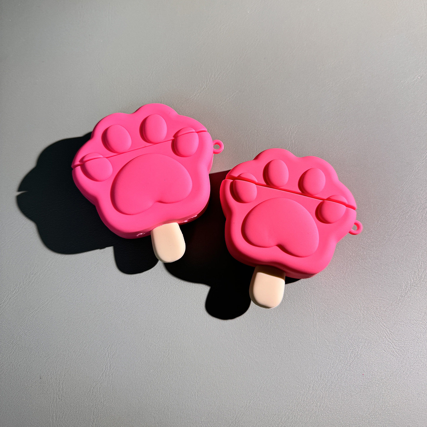 创意红色爪爪冰棍适用华为freeclip2保护套SE2二代耳夹耳机套华为freebuds pro5保护壳7i蓝牙6i壳se3充电盒4