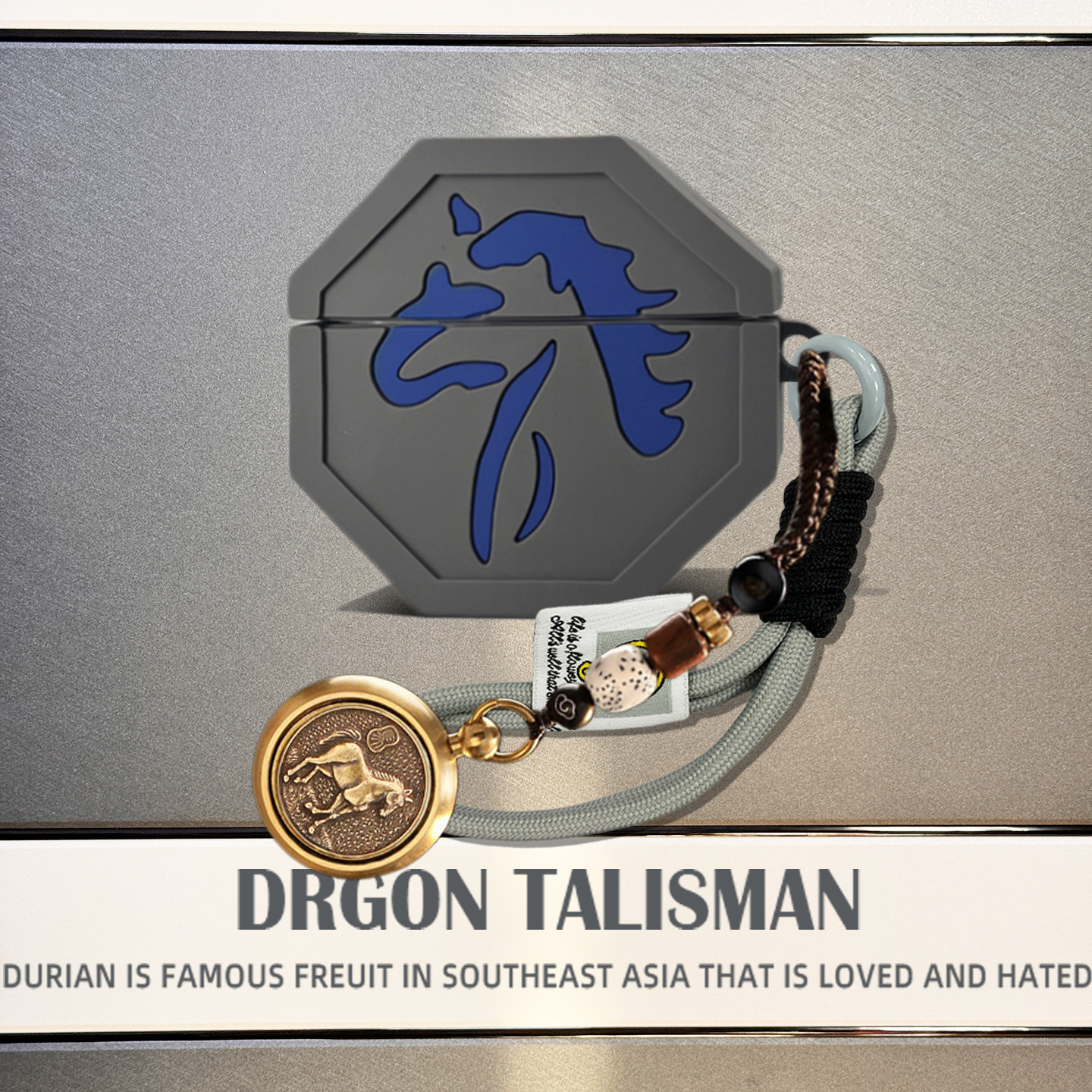 创意马符图案适用oppoencoair4pro保护套OPPO ence free4壳蓝牙耳机套盒air4i龙符马符free3硅胶air2pro软R4