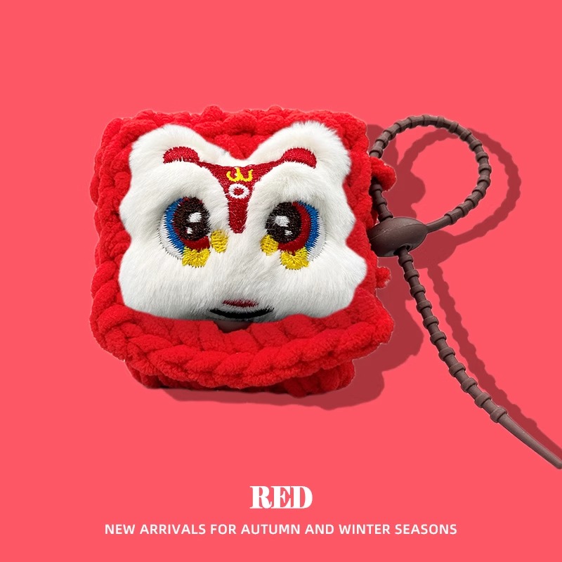 适用华为FreeBuds 6i无线蓝牙耳机保护套5i/5至臻版保护壳se2毛绒挂件耳夹clip充电仓盒子收纳袋4e/pro2醒狮3