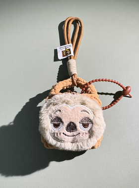 疯狂动物城适用于泥炭air5耳机套SoundPEATS泥炭Air4 Pro毛绒保护壳CC夹PearlClip挂绳泥炭Capsule3Pro套Air3