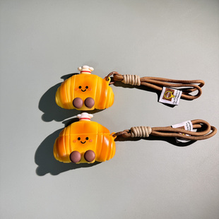 创意卡通仿真厨师牛角包适用于小米RedmiBuds6Pro降噪耳机保护套6pro小米buds6青春版硅胶充电仓盒buds5软套