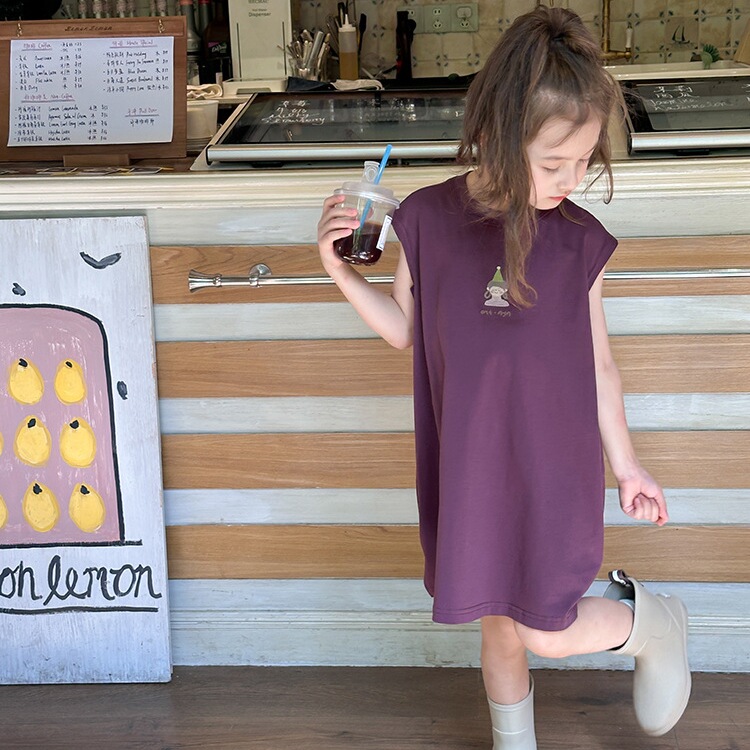 中长款微袖韩版卡通时尚衣服