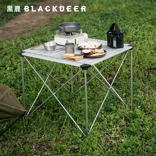 blackdeer黑鹿四方铝合金折叠桌