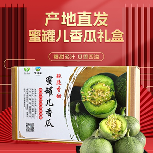 密云本地农家种植蜜罐儿香瓜时令水果新鲜现摘甜瓜6斤礼盒装