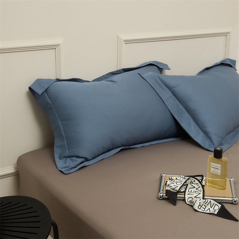 单品枕套2只装】全棉长绒棉枕芯套48*74cm简约纯色家用信封枕头皮