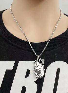 个性卡通搞怪表情包项链