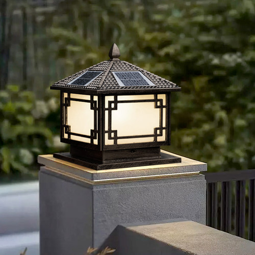 别墅中式庭院灯超亮室外太阳能灯