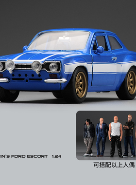 JADA佳达 1/24 合金汽车模 速度与激情2 1970福特Escort RS1600