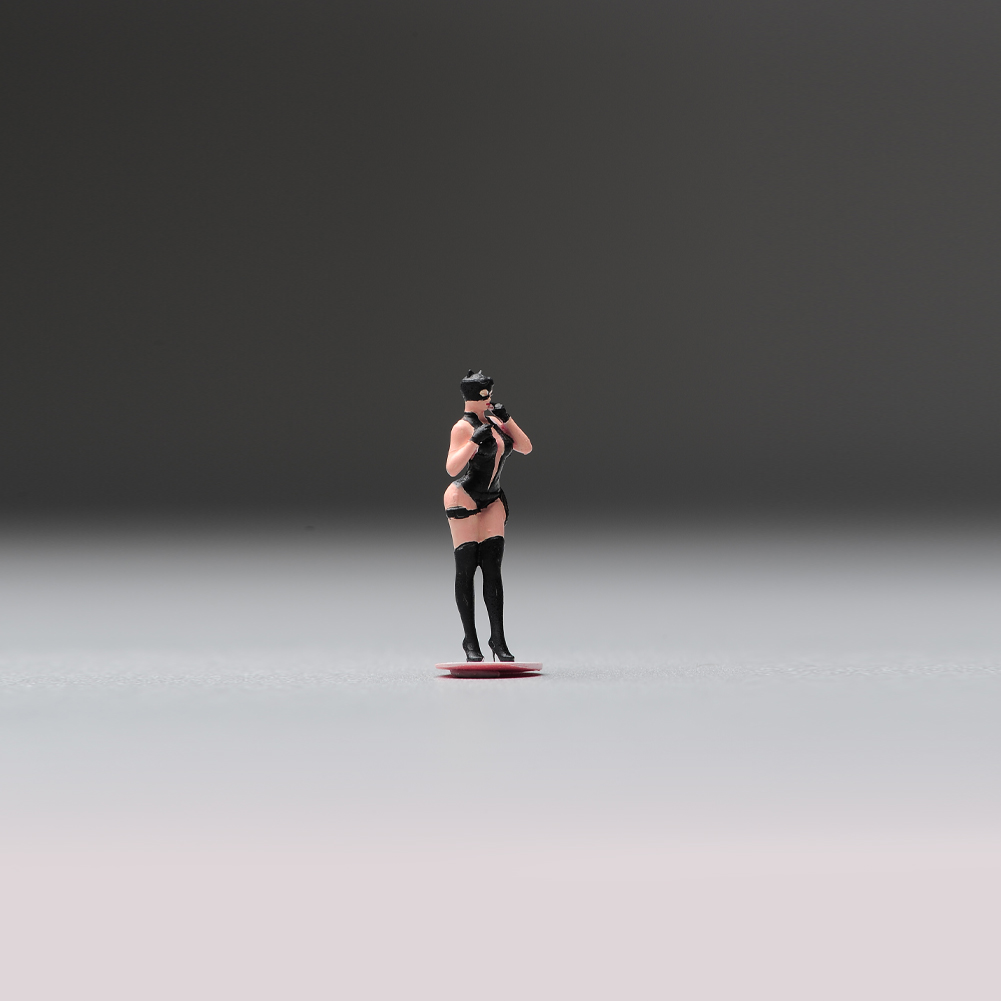 现货ANT 1/64 性感美女猫女 手工微缩模型沙盘手办树脂小人偶微拍