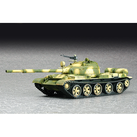 现货小号手1/72俄罗斯T-62中型坦克1972年拼装模型