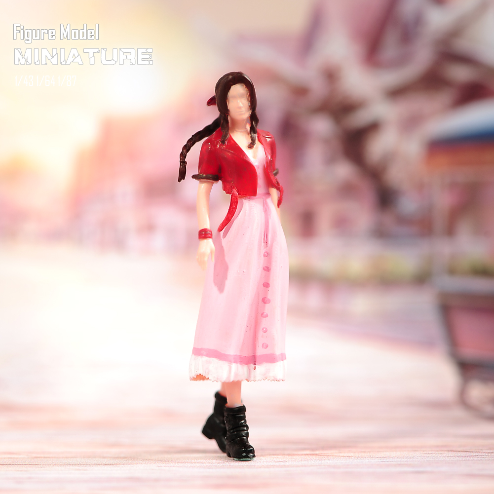 现货1/87 1/64 1/43最终幻想爱丽丝康斯博罗微缩模型手办车模场景