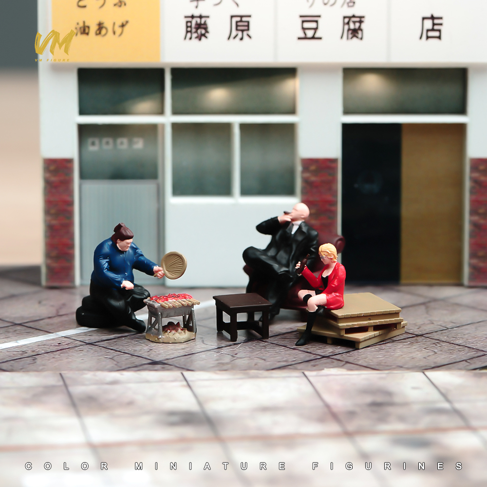 现货 1/18/24/43/64/87 正义联盟烧烤套装金爷场景模型涂装小人偶