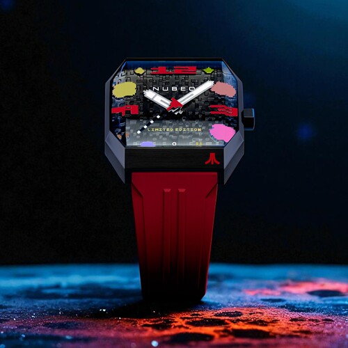 NUBEO雅达利联名复古游戏机械表
