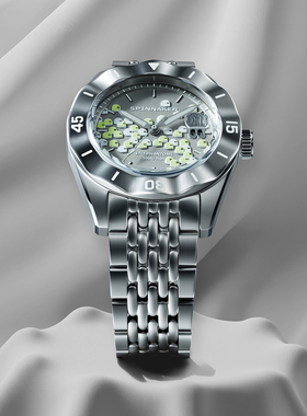 SPINNAKER三角帆五十鬼2025版自动机械表5170限量版夜光防水