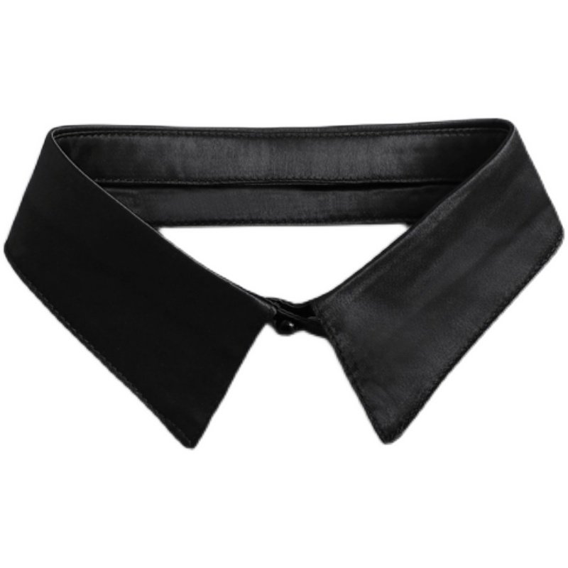 FALSE COLLAR CHILDREN SEPARATE SHIRT COLLAR FRONT OPEN BUTTON VERSATILE FAKE NECKLINE SIMPLE SMALL POINTED COLLAR DOLL COLLAR SHIRT DECORATION COLLAR