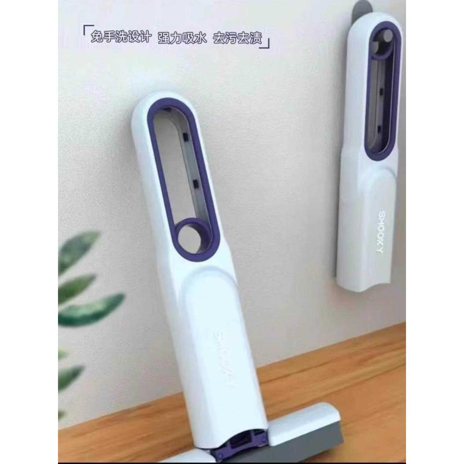 多功能桌面懒人迷你小拖把手持免手洗海绵吸水卫生间厕所厨房家务