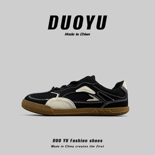 大码 透气复古小众德训鞋 夏季 时尚 百搭板鞋 潮流休闲阿甘鞋 外贸男鞋