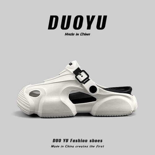 日本单男鞋夏季外穿包头拖鞋防滑