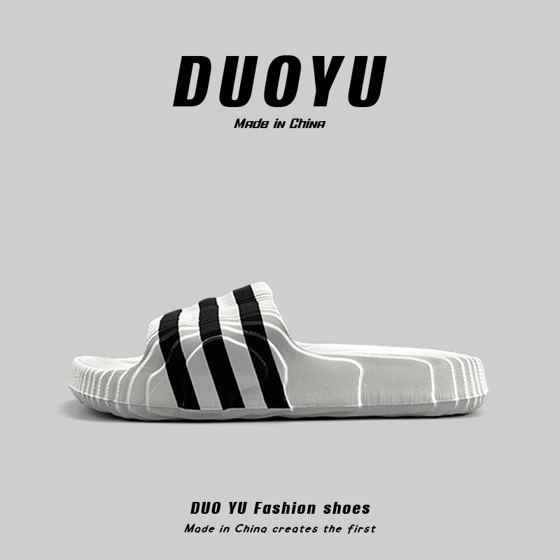 外贸男女情侣透气软底一字拖鞋男士户外沙滩凉拖鞋轻便休闲拖鞋男