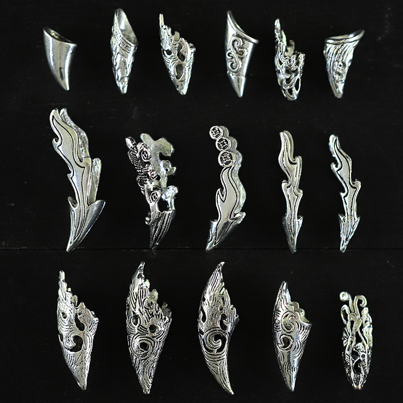 牙尖套包银瑞晨饰品藏银