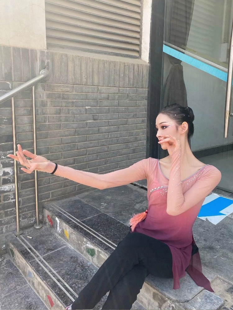 舞依艺库古典舞纱衣女身韵艺考
