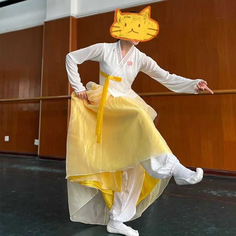 舞依艺库朝鲜舞蹈大摆裙朝鲜上衣