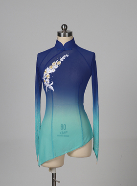 胶州秧歌舞蹈纱衣古典舞练功服上衣女艺考花鼓灯舞蹈演出表演服装