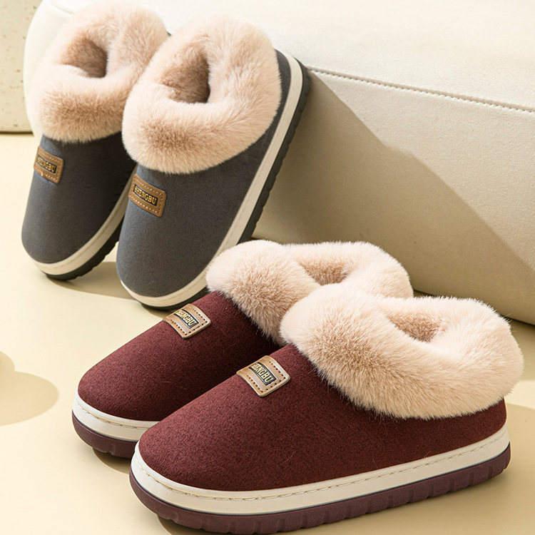 冬季包跟棉拖鞋女家居外穿保暖加厚毛口老人棉鞋男士户外穿雪地靴,居家布艺,居家棉拖/棉鞋,淘宝优惠券,粉丝福利购,淘宝优惠卷