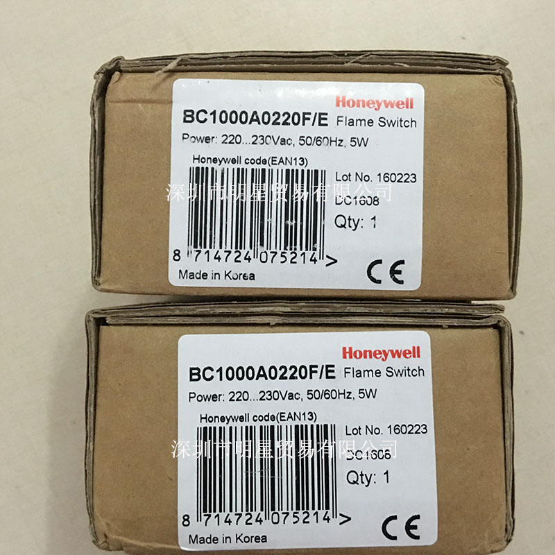 议价Honeywell霍尼00韦尔燃烧控制器BC100022A0U BC100A0220F