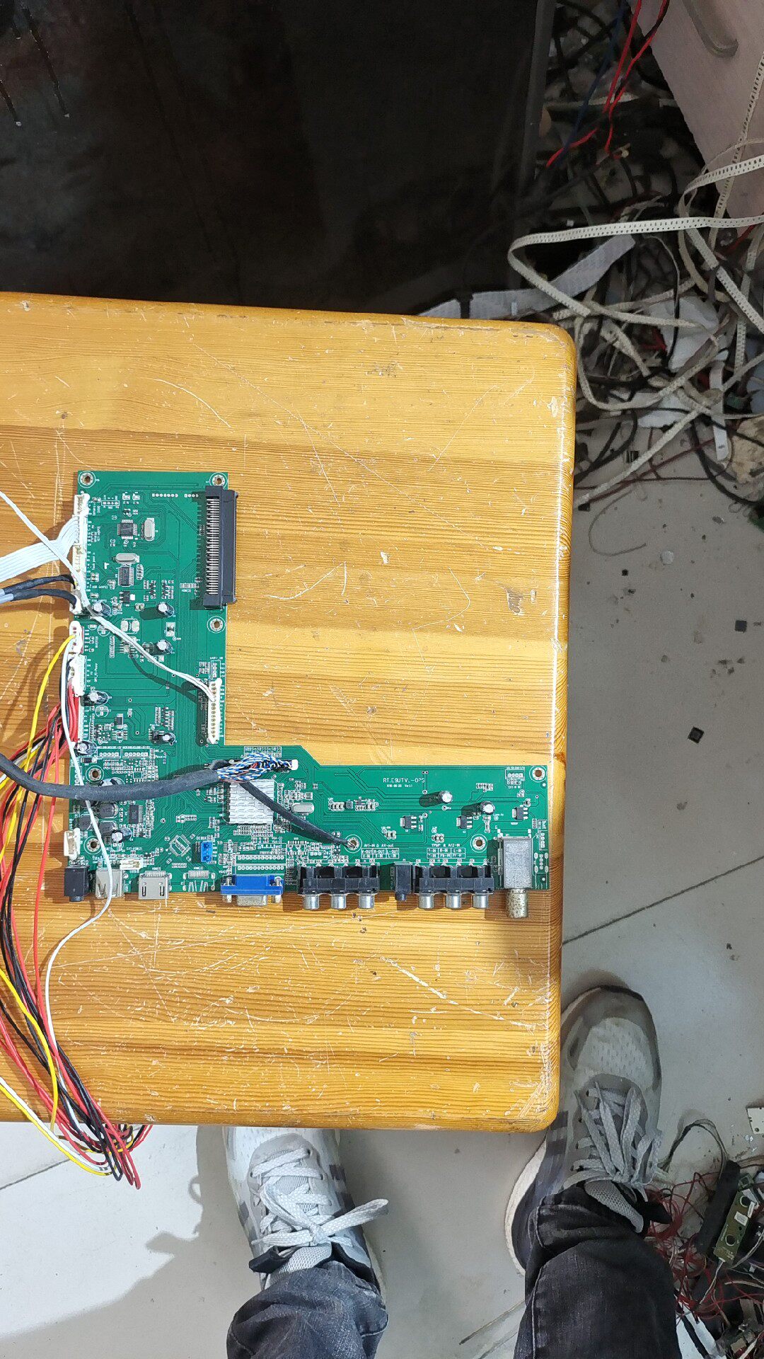 教育一体机主板 RT.E9UTVL-OPS 工程机 会议机一体驱动板维修销售