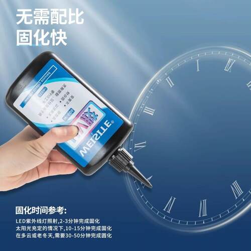 UV胶水速干高透明水晶滴胶紫外线