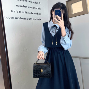 18岁成人礼礼服女高中生毕业微胖女生穿搭裙子女孩学生连衣裙春秋