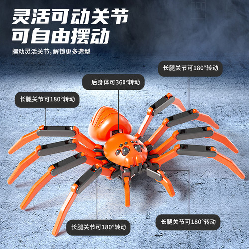 整蛊桌面摆件蜘蛛仿真动物玩具3d